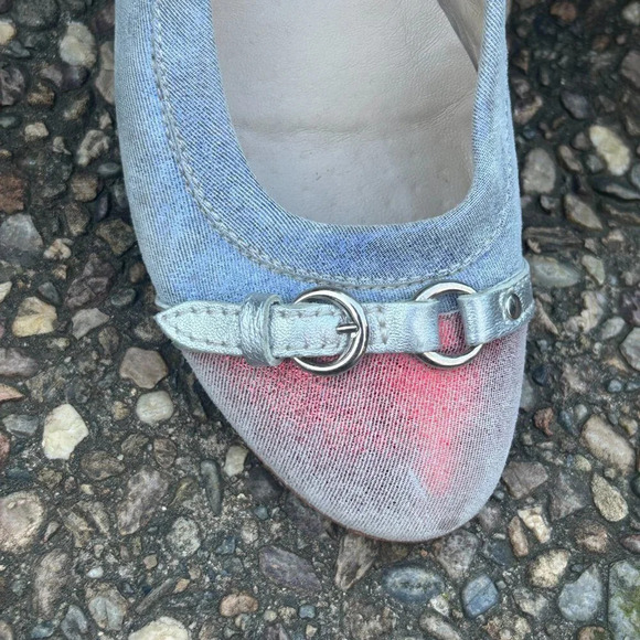 AGL Atillo Giusti Leombruni Monika Ballet Shoes Opalescent Size 37 US 7 - Picture 8 of 11